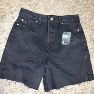 New with tags black charcoal boyfriend shorts